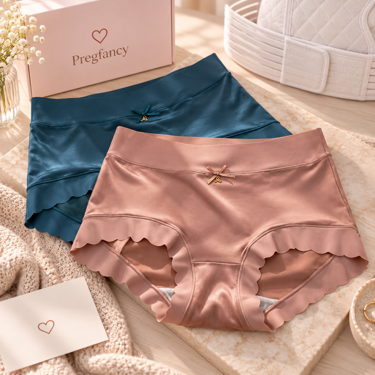 Roupa Íntima de Seda Gelada Sem Costura